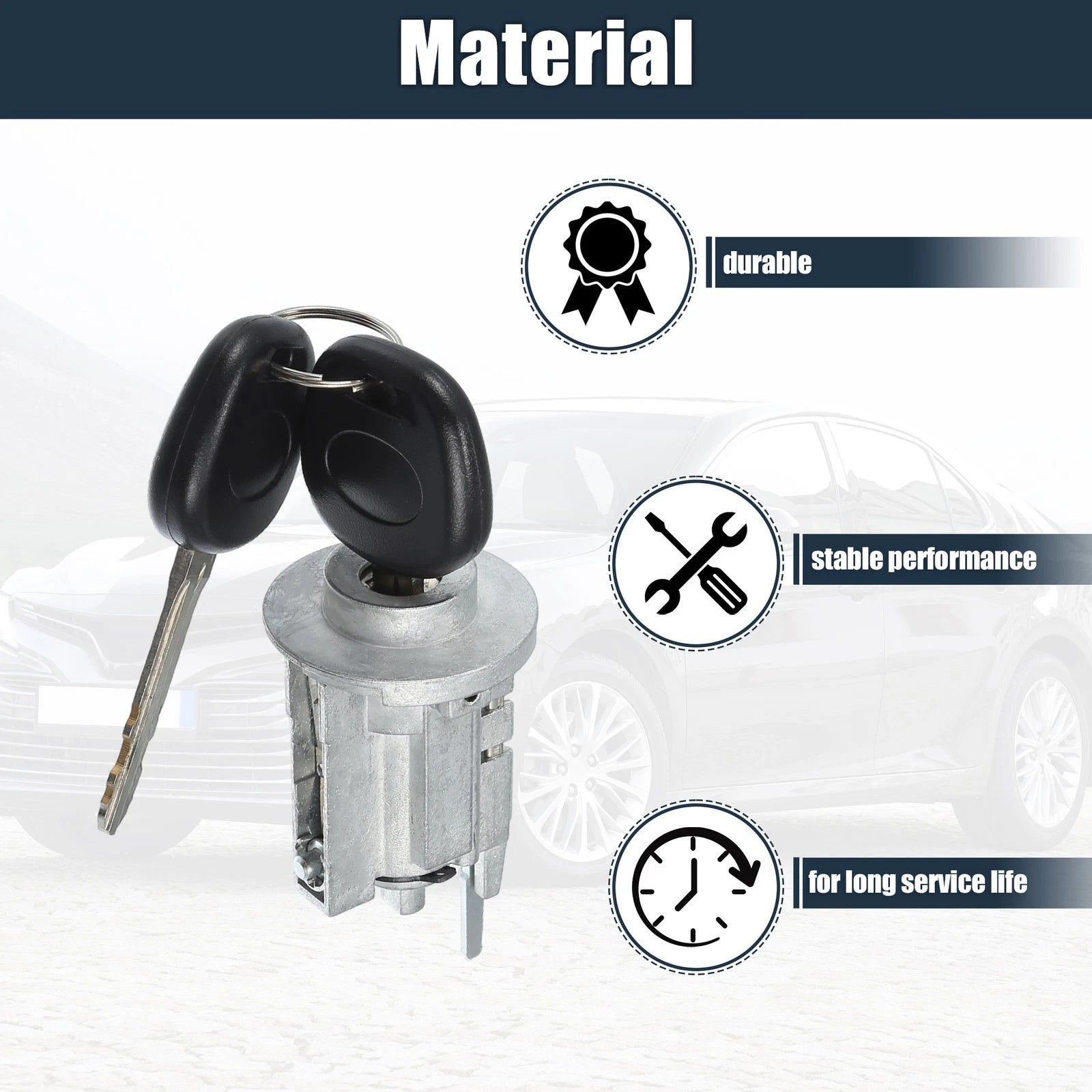 Ignition Key Switch w/Keys No. 6905702140 for Toyota Corolla Matrix (2005–2008)