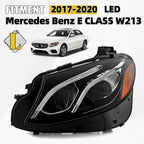 Full LED Headlight for Mercedes Benz E-Class W213 E300 (2017–2020)