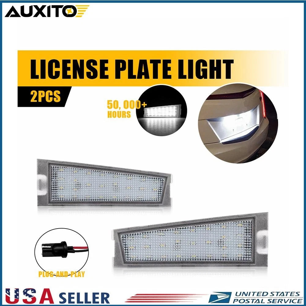 White SMD LED License Plate Light for Cadillac CTS CTS-V (2008–2010)