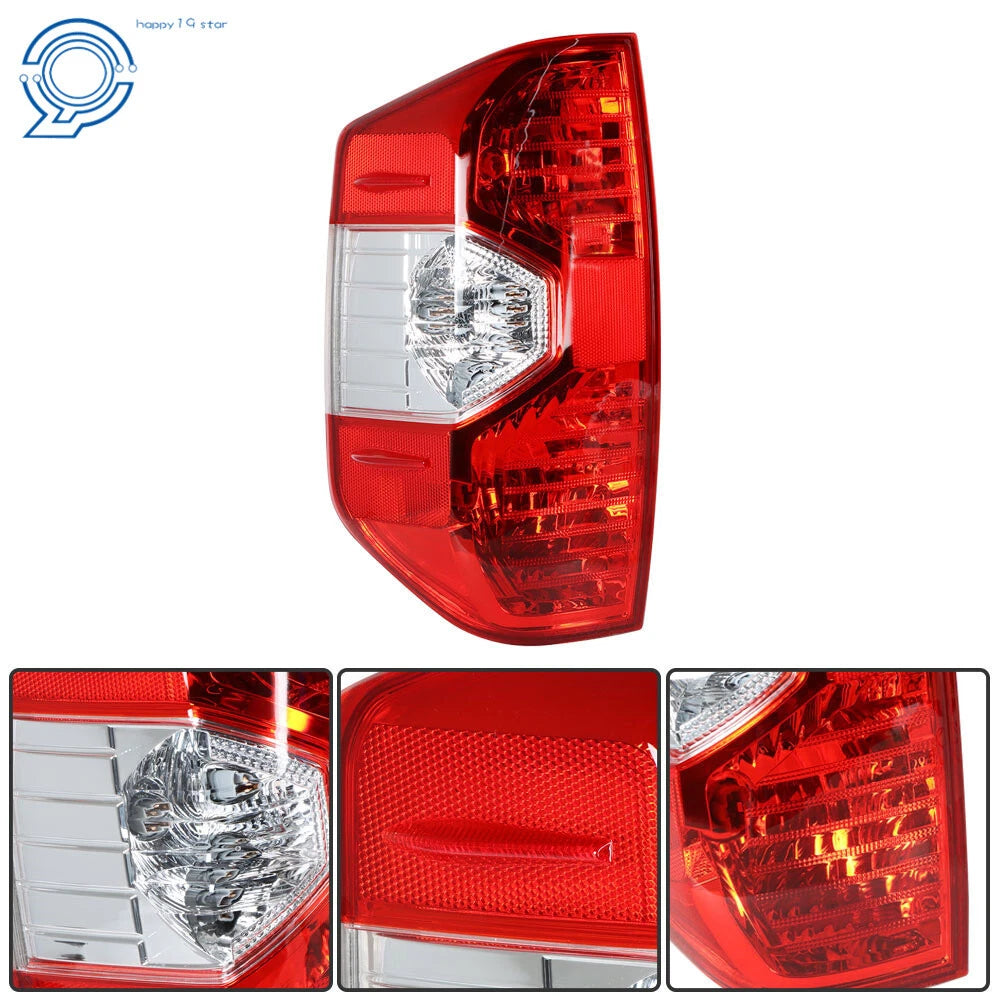 Left Side Tail Light for Toyota Tundra (2014–2020) Clear/Red Lens