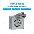 15A 3Pin Power Inlet for Caravan Motor Home RV (250V)