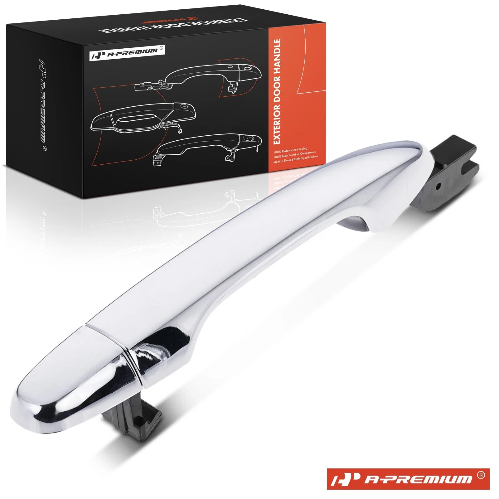 Chrome Rear Exterior Door Handle for Honda Civic (2012–2015)