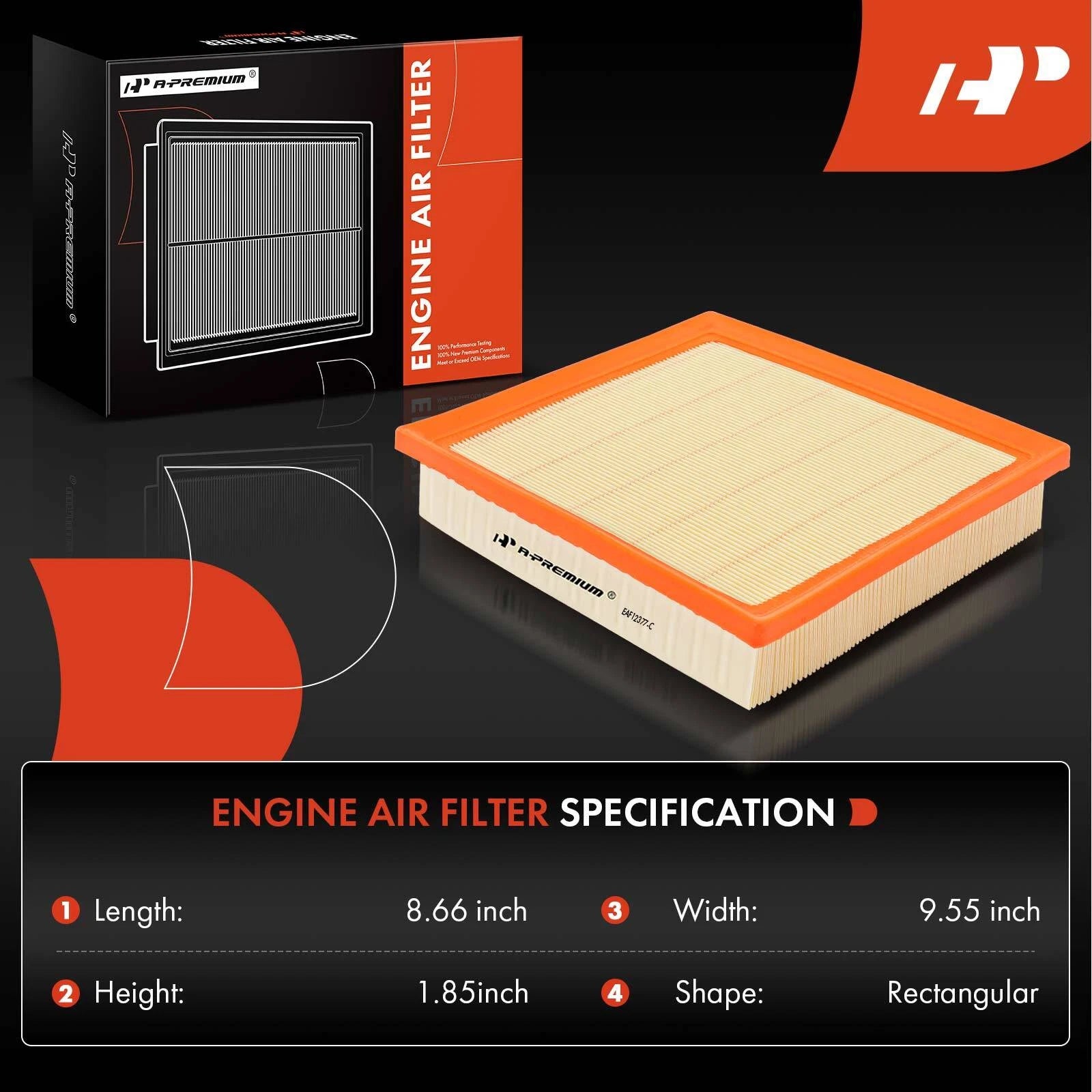 Engine Air Filter for Toyota Camry (2018–2022) RAV4 Highlander Lexus ES350