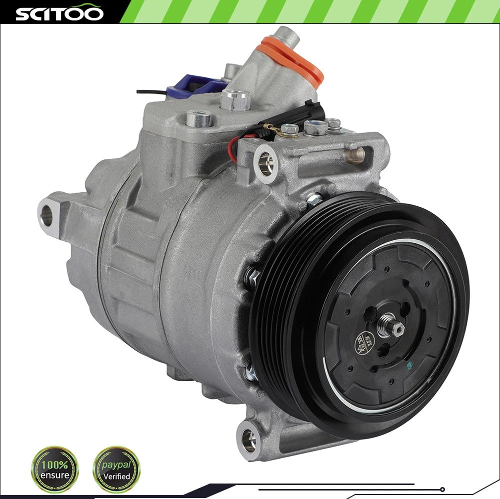A/C Compressor w/Clutch for Mercedes-Benz C250 C300 C350 ML350 SLK250 (2012–2015)