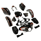 Fairings for Harley Street Glide (2014–2023) Black Honeycomb Fade