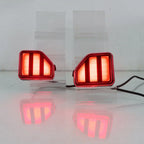 Rear Bumper Reflector Tail Fog Lights Lamps for Jeep Wrangler JL (2018–2023)