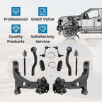Front Lower Control Arms and Sway Bar Links for Ford Edge MKX (2007–2013)