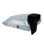 Silver Razor Trunk Backrest Pad for Harley Electra Road Glide King (2014–2025)