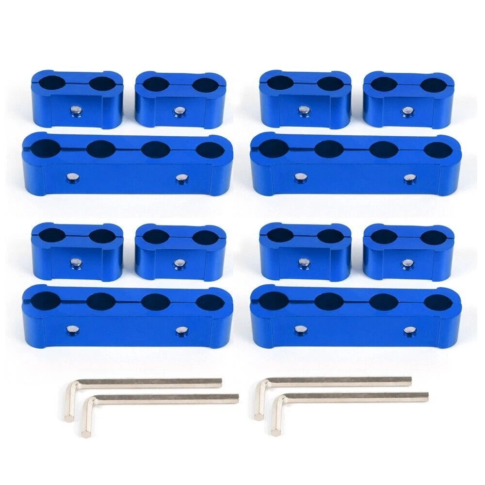 12PCS Spark Plug Wire Separator for Universal Fit (8/9/10mm)
