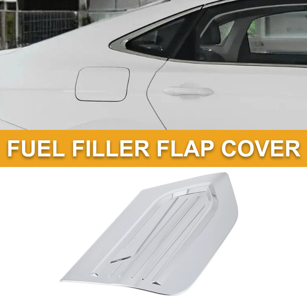 Fuel Tank Door Cap for Honda Fit (2021–2025) Chrome Silver Tone