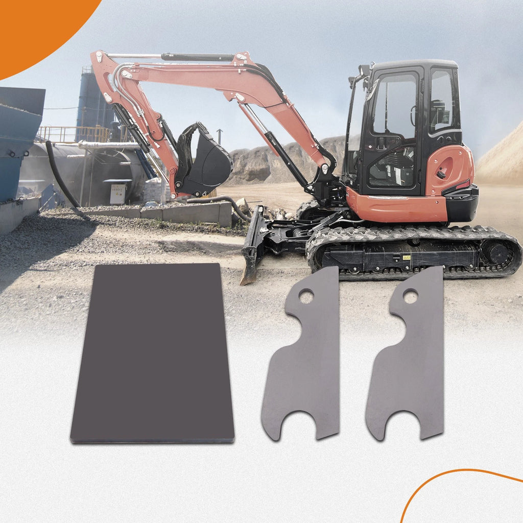 Steel Quick Attach Mounting Plates for Kubota U-55 KX057 KX191 (2010–2023)