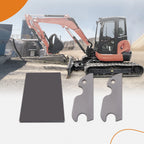 Steel Quick Attach Mounting Plates for Kubota U-55 KX057 KX191 (2010–2023)