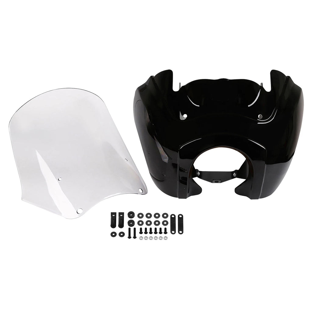 Front Fairing Clear Windshield for Harley Dyna Fat Bob Low Rider