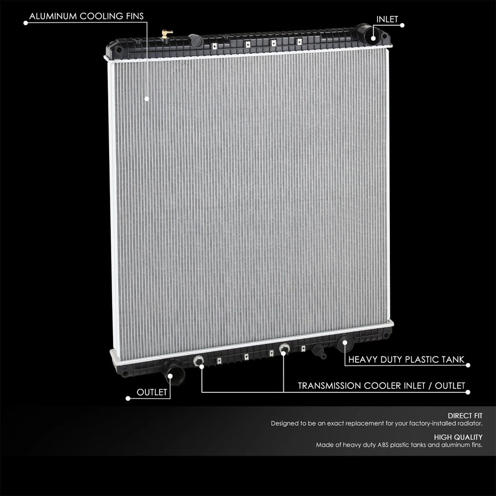 2-Row Aluminum Cooling Radiator for Freightliner/Sterling Truck (2008–2017)