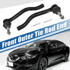 2X Front Outer Tie Rod End Links ES800357 ES800358 for Nissan Altima Maxima (1993–2001)