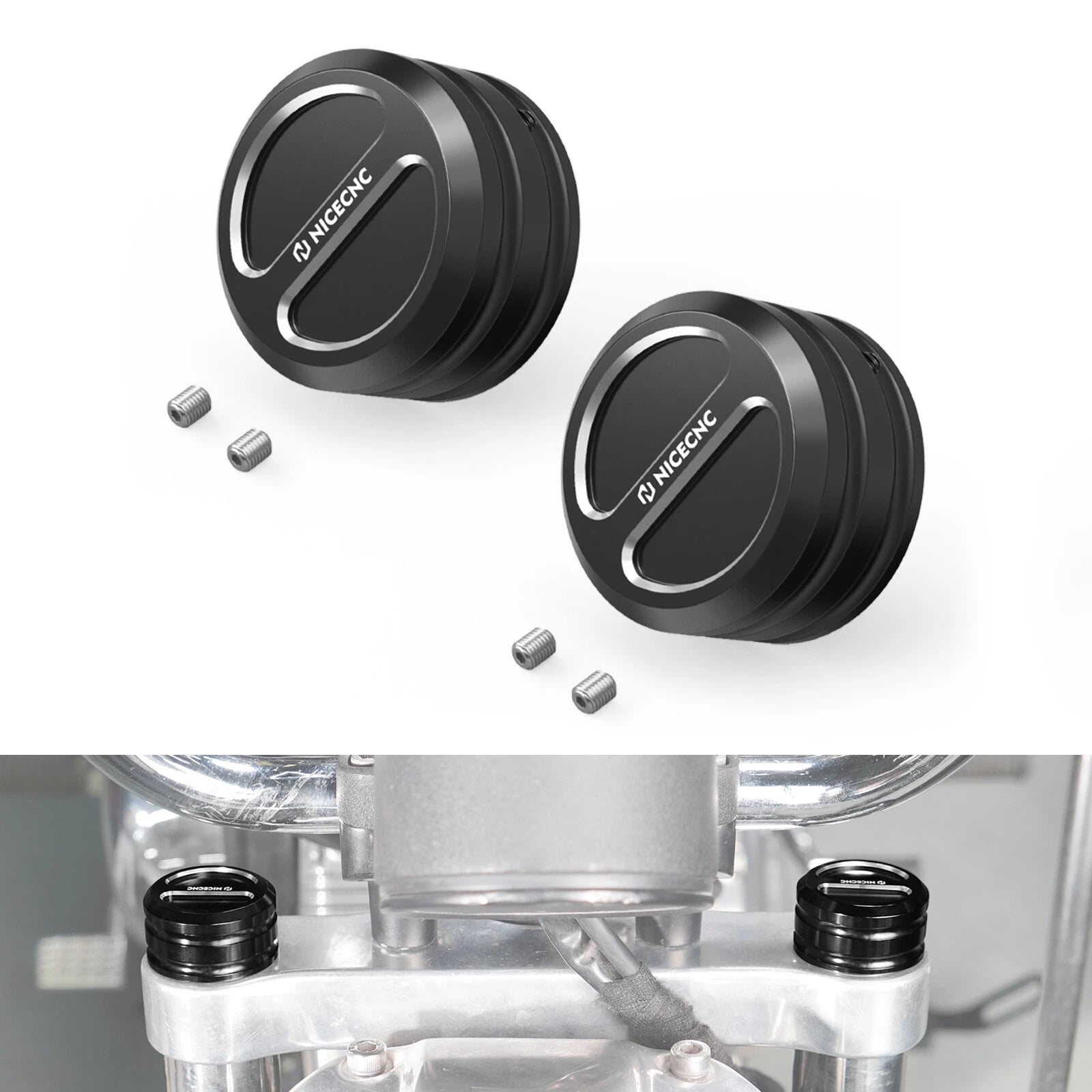 Front Fork Suspension Top Cap Cover for Harley Forty Eight XL1200X (2014–2019)