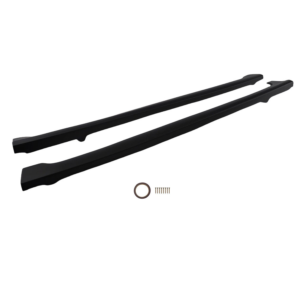 Side Skirt Extension for Honda Civic Sedan (2012–2015) Black ABS