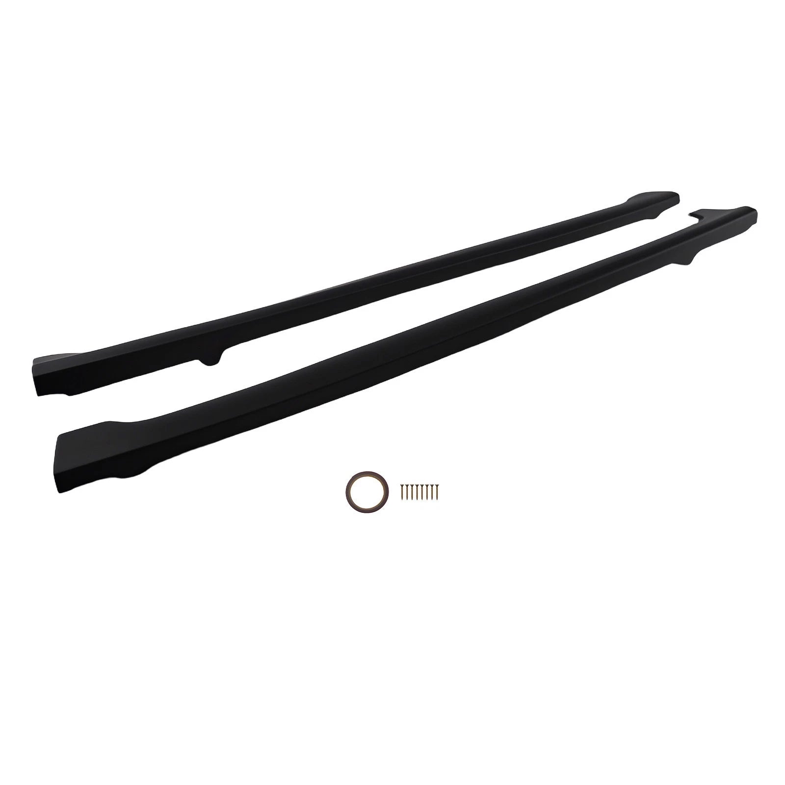Side Skirt Extension for Honda Civic Sedan (2012–2015) Black ABS