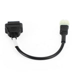 OBD2 6 Pin Diagnostic Plug Adapter for Kawasaki Motorcycle (T9)