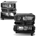Headlight Lamp for Chevy Silverado 1500 WT Custom Trail Boss (2019–2021)