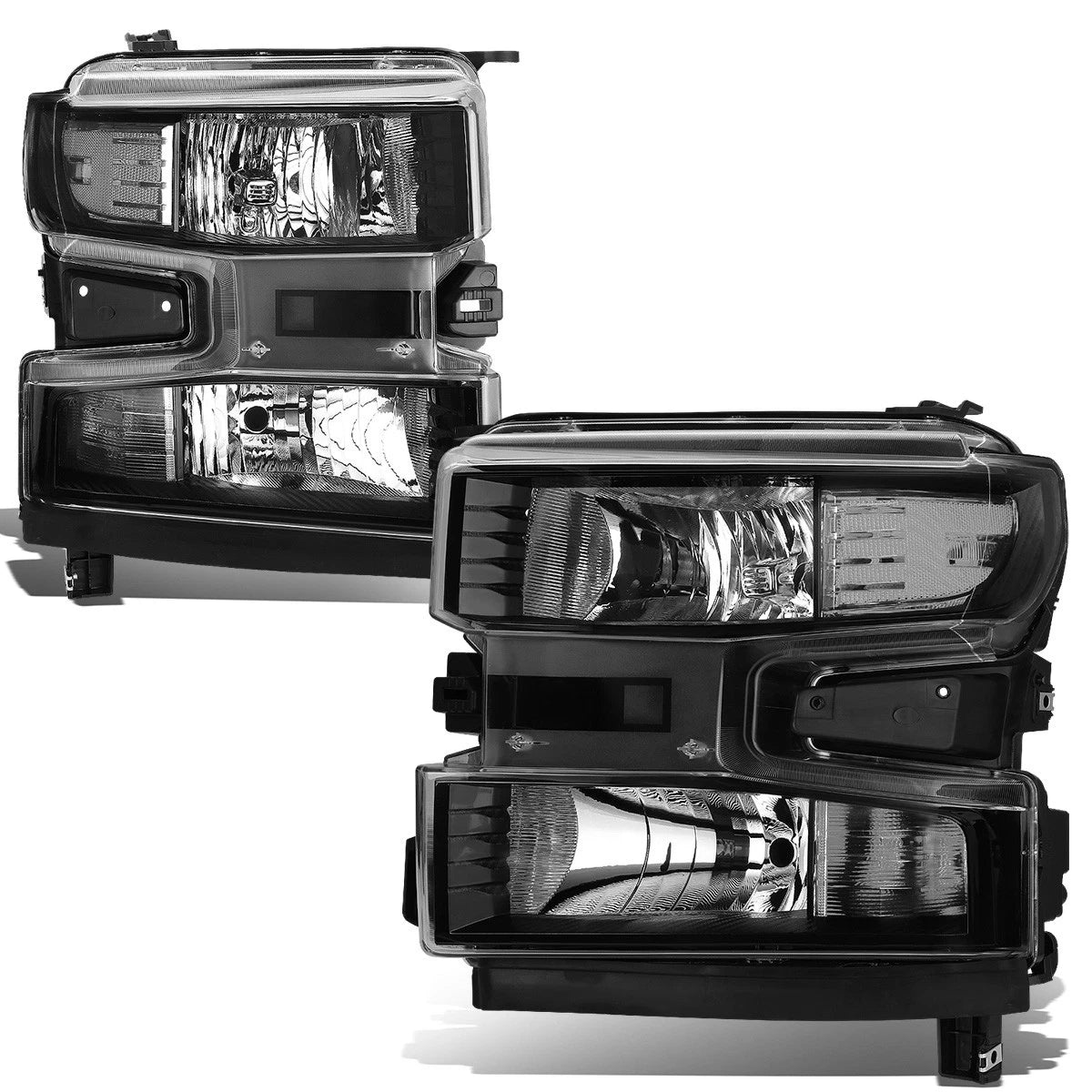 Headlight Lamp for Chevy Silverado 1500 WT Custom Trail Boss (2019–2021)