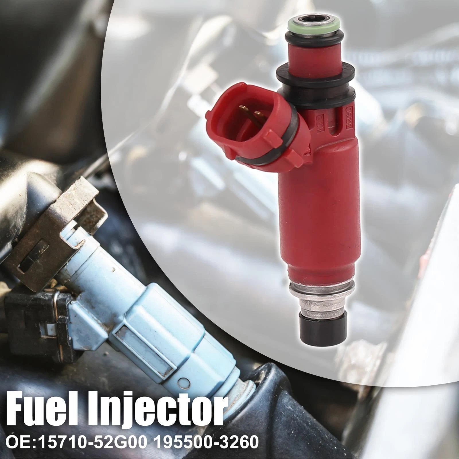 Fuel Injector 15710-52G00 195500-3260 for Chevrolet Metro, Suzuki Swift (1998–2001)