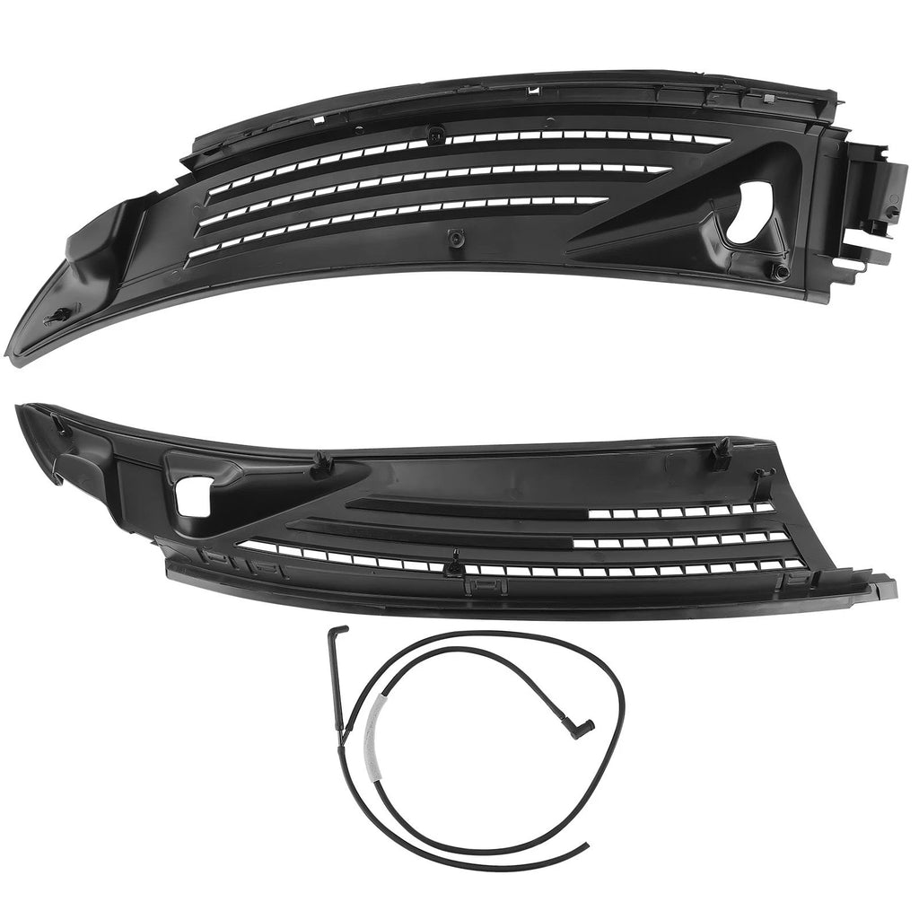 Front Cowl Panel Grille Vents Wiper Set w/Seals for Ford F150 (2009–2014)