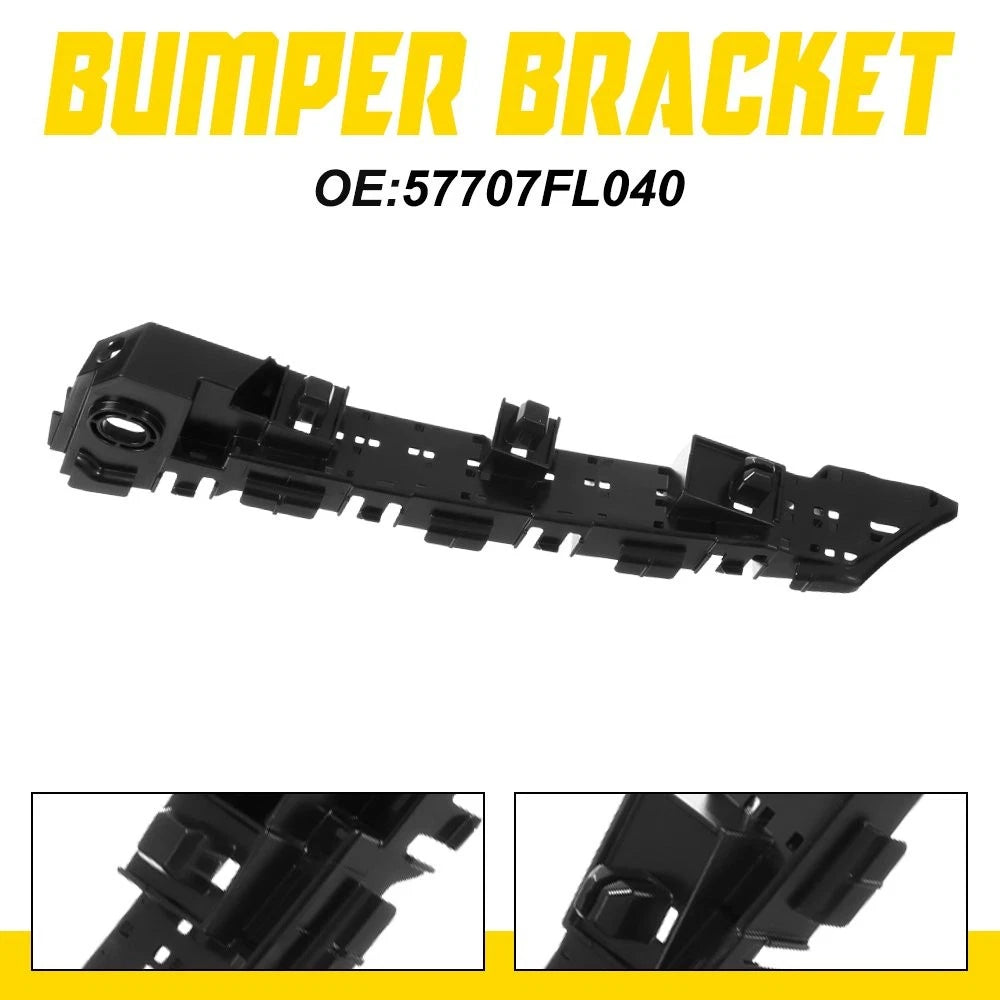 Front Bumper Bracket for Subaru Crosstrek (2018–2023) 57707FL040 Right Black