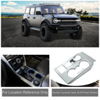 Center Console Gear Shift Panel Trim Cover Sticker for Ford Bronco (2021–2023)