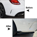 Rear Bumper Splitter Side Vents for Mercedes C-Class W205 C43 (2015-2021)