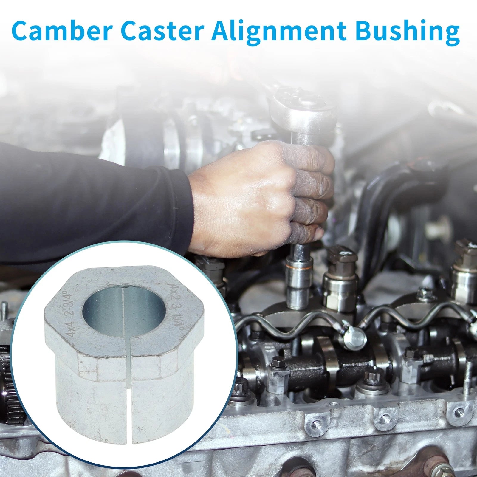 Camber Caster Alignment Bushing for Ford F-350 Super Duty RWD (1999–2017)