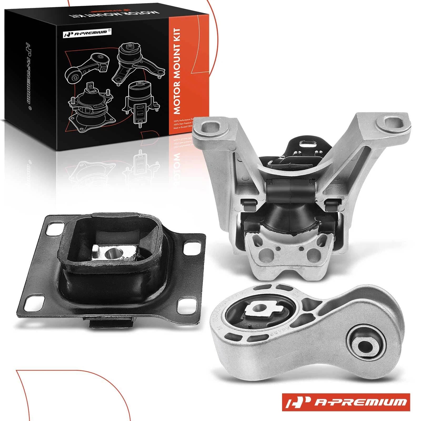 3X Engine Motor & Transmission Mount for Ford Focus (2008–2011)