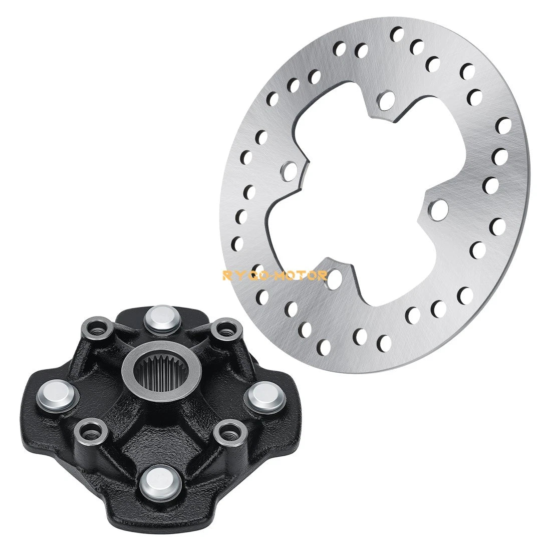 Front Wheel Hub & Brake Rotor for Honda Rancher 420 TRX420FA/FE/FM/TE/TM (2014–2024)