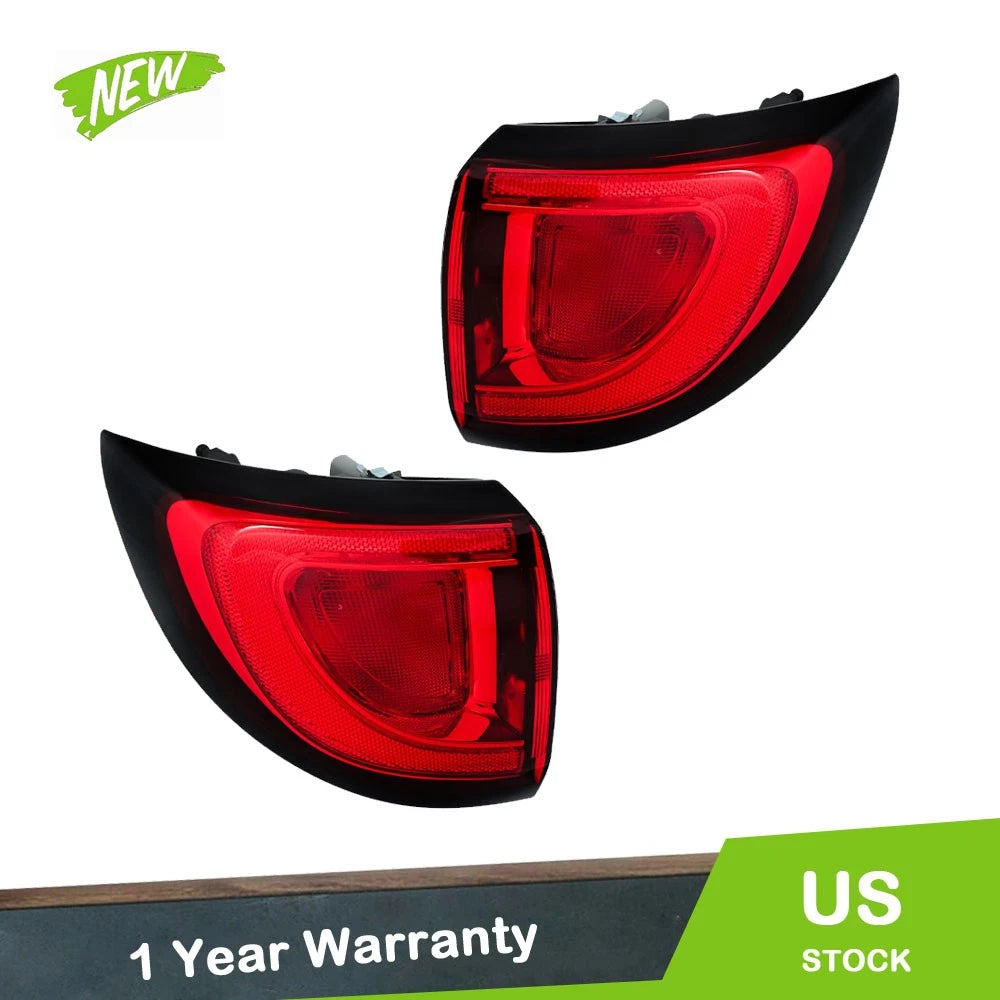 Outer Halogen Tail Light Set for Chrysler Pacifica Voyager (2017–2021)