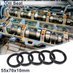 Set of 5 Oil Seal Rotary Shaft Seal NBR Rubber 55x70x10mm