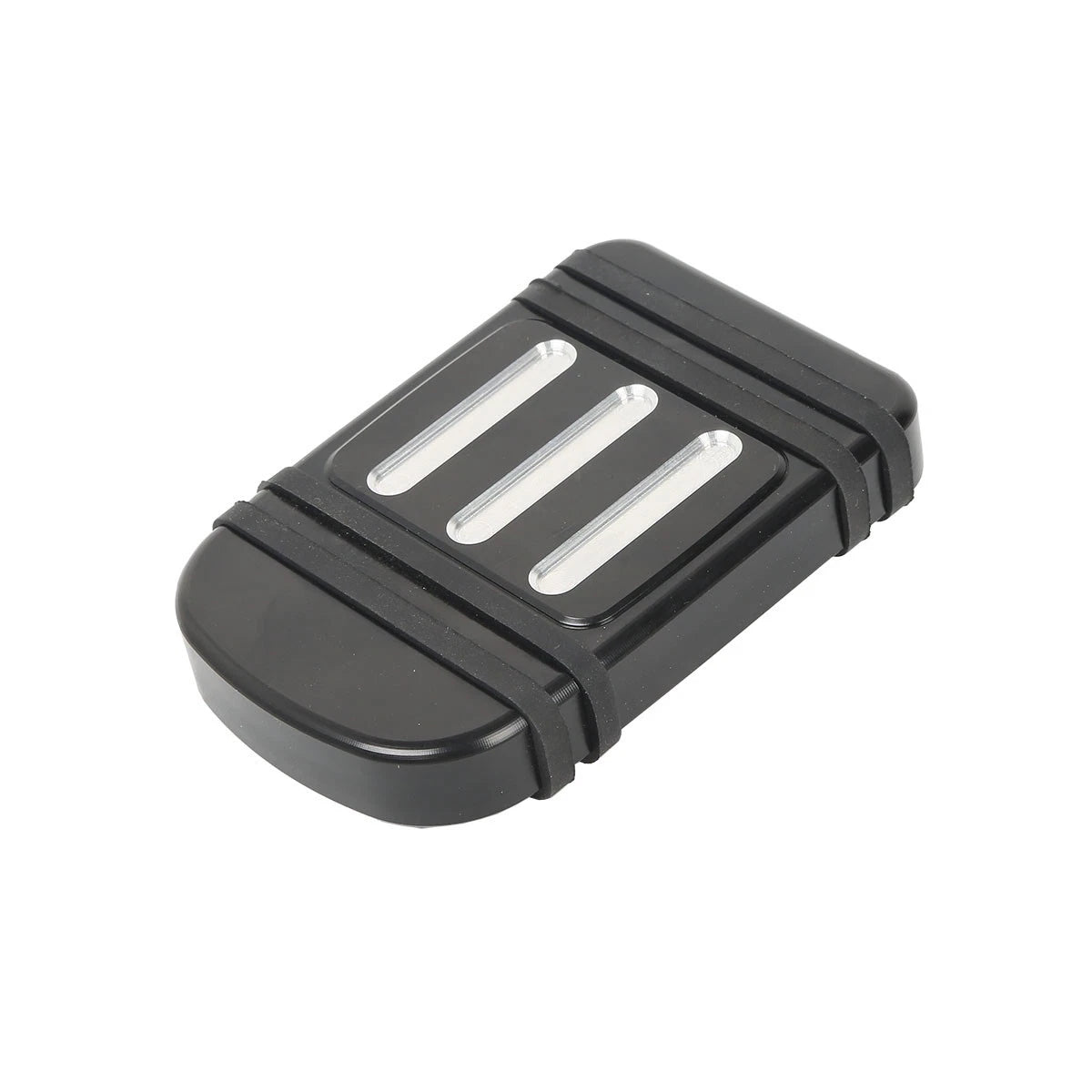 CNC Black Brake Pedal Pad Cover for Harley Dyna (2012–2016) Softail FXST (1986–2017)