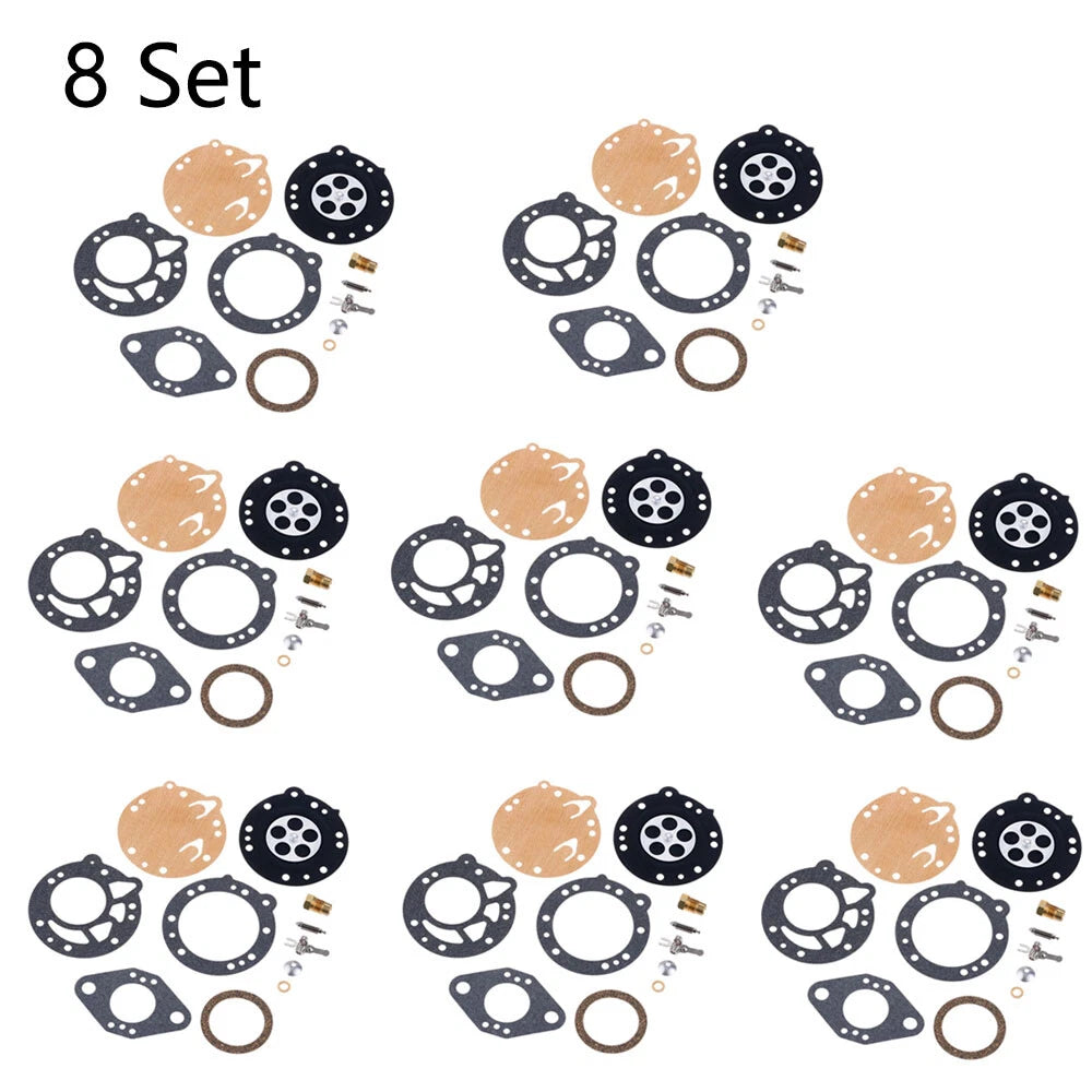 Set of 8 Carburetor Gasket Kit for Tillotson RK-88HL (2-Cycle Chainsaw)