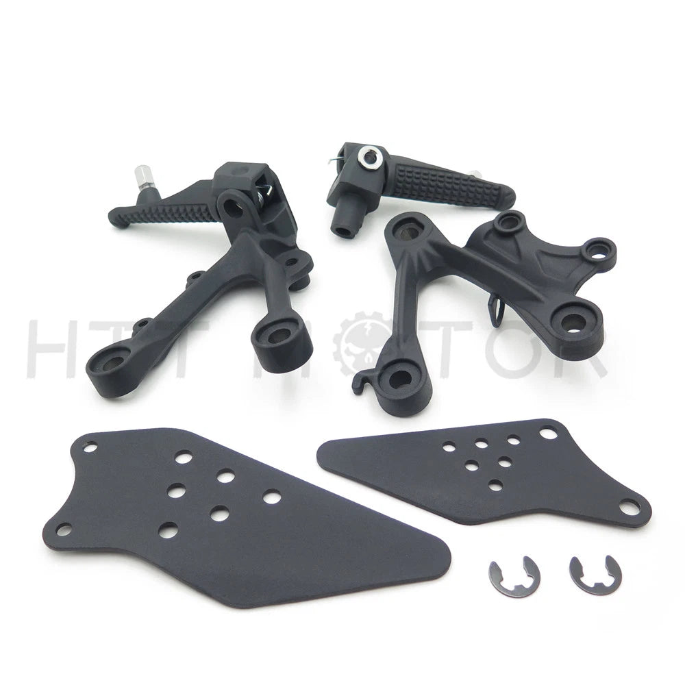 Front Rider Foot Rest Pegs Brackets for Kawasaki ZX-6R (2009–2011)