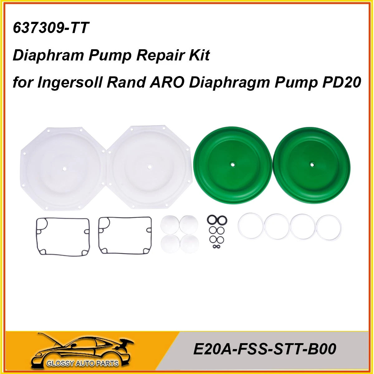 Gasket Kit for Ingersoll Rand ARO PD20 Diaphragm Pump