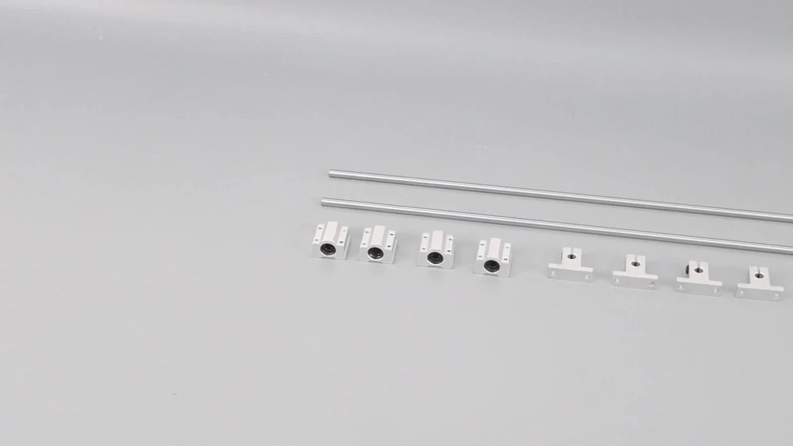 2Pcs Linear Motion Rail Shaft Slide Guide for SCS8UU Bearing & SK8 Rail