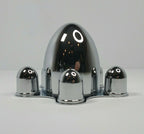 Spider Bullet Center Hub Caps Set of 4 for Chevy Silverado (1999–2006)