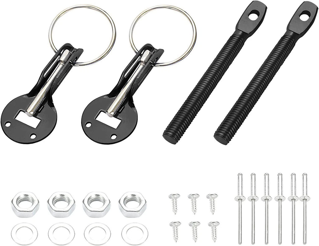 Hood Pin Lock Kit for Universal Cars (All Models)