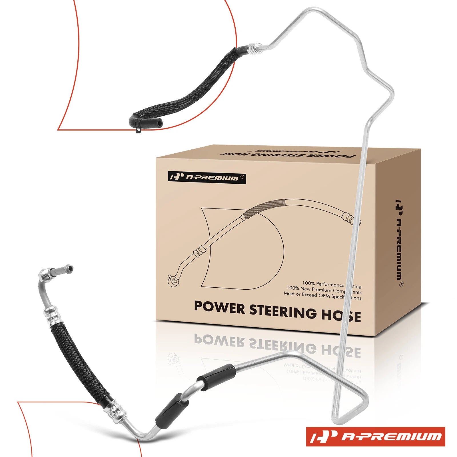 Power Steering Return Line Hose for Jeep Wrangler (2007–2009)
