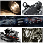 Smoked Lens Fog Lights with Switch for Honda Pilot (2012–2015)