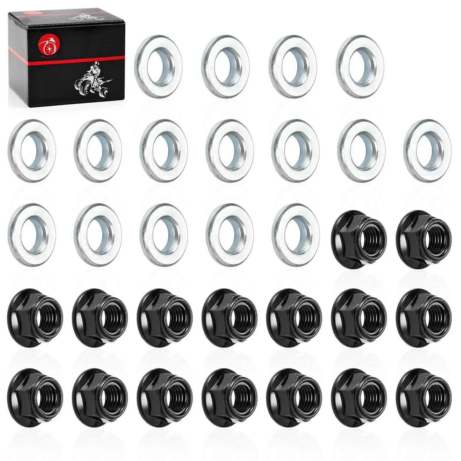 Wheel Nut And Washer Kit for Yamaha Raptor 350 660R (2001–2006)