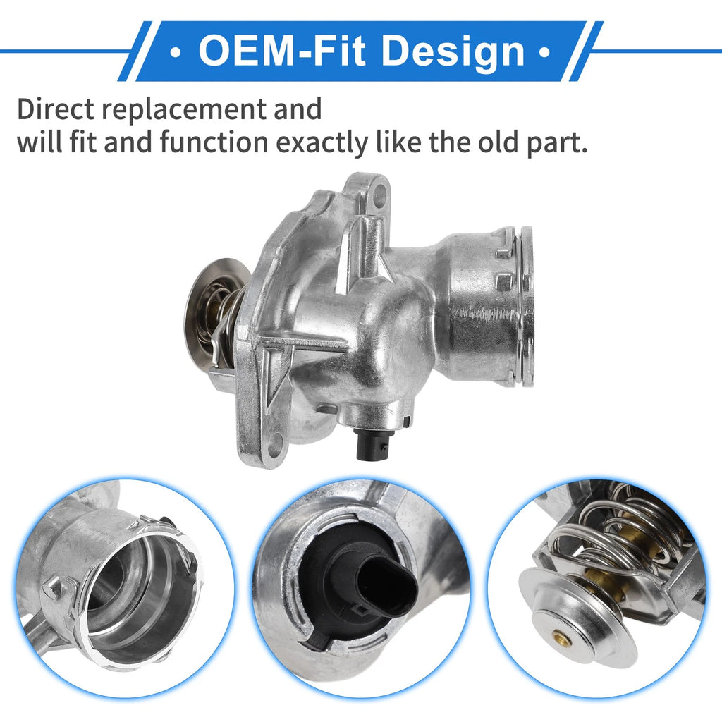 Engine Coolant Thermostat Housing Assembly for Dodge Sprinter 2500 3500 (2007–2008)