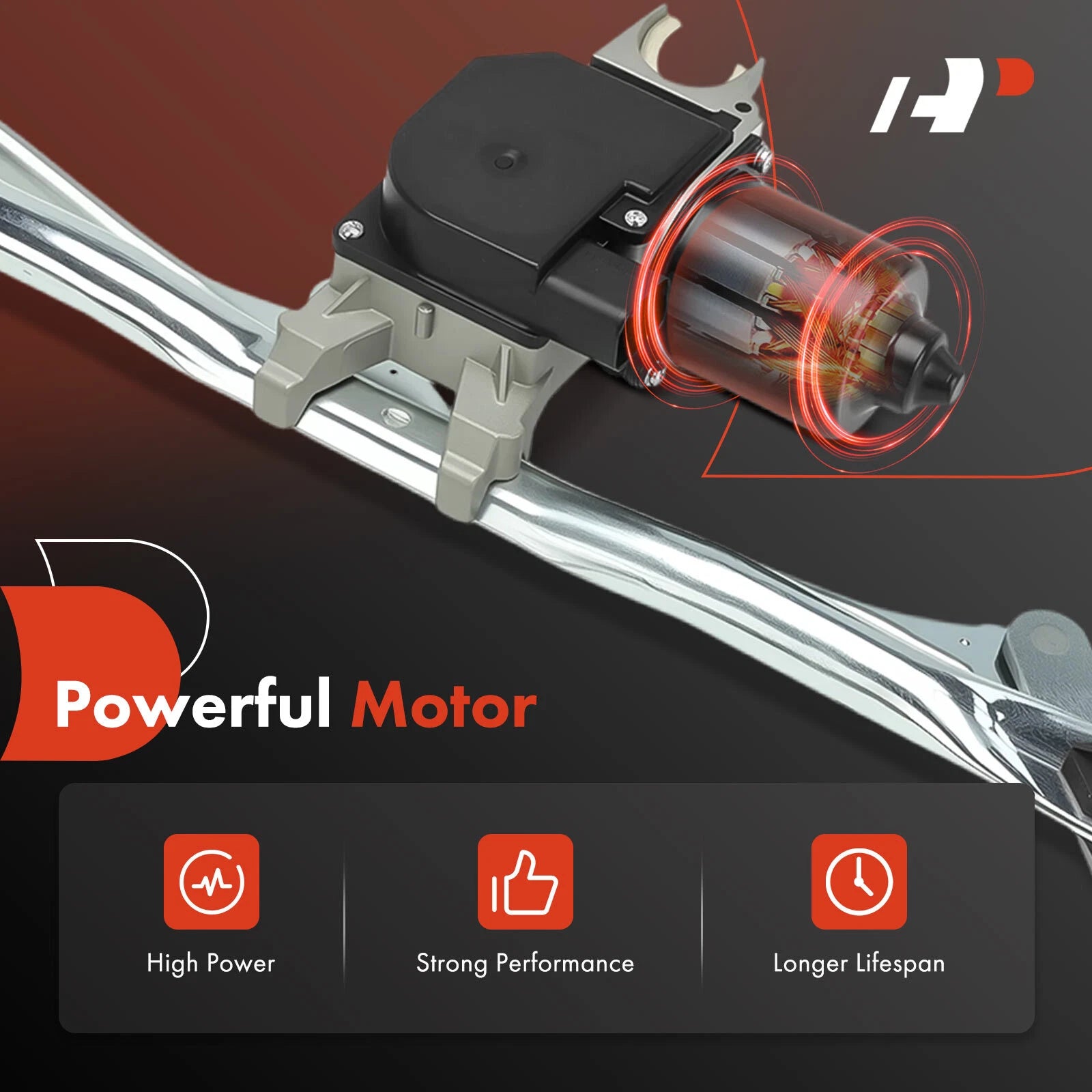 Front Wiper Motor and Linkage Assembly for Chevrolet Cavalier (2000-2005)