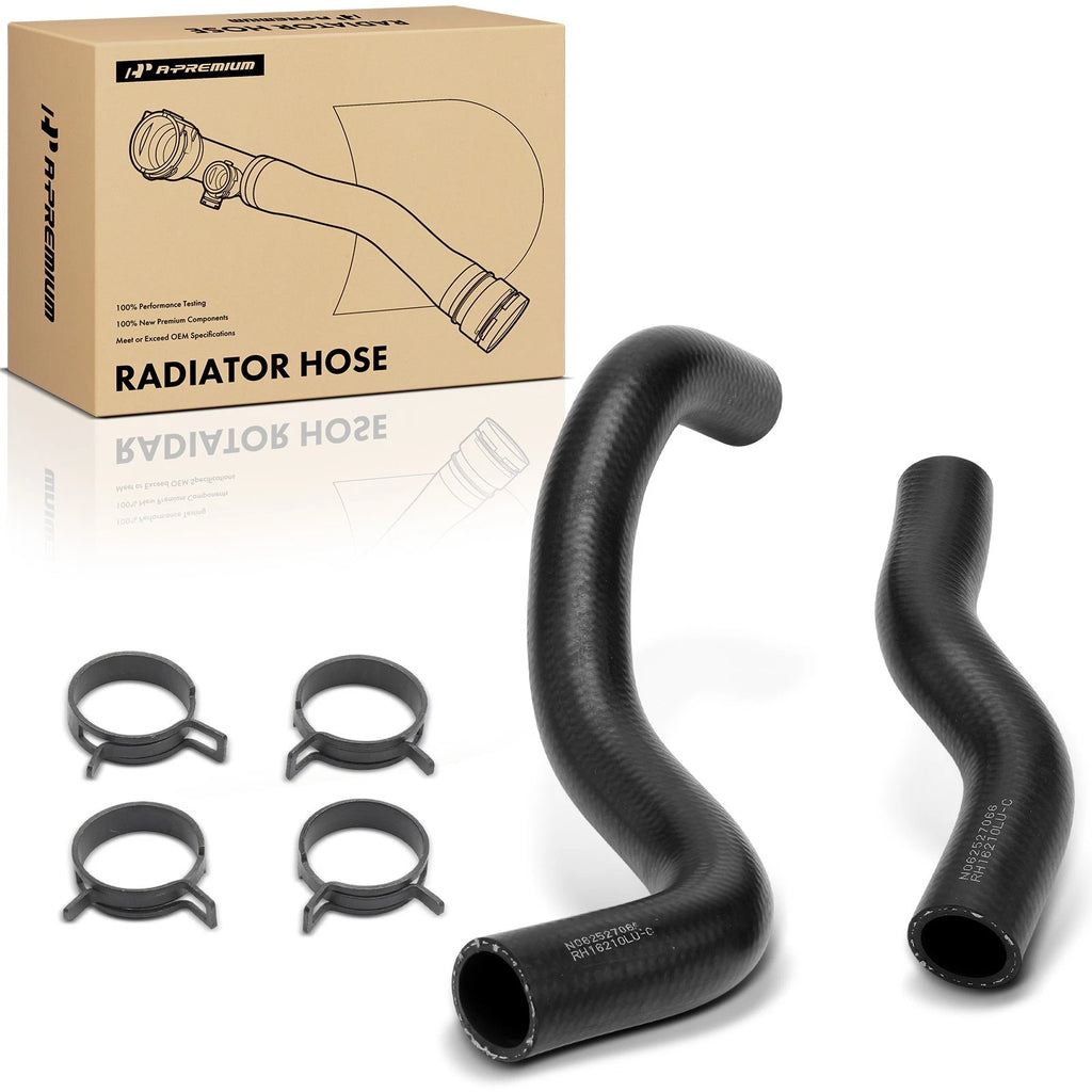 2X Engine Radiator Coolant Hose Set for Honda Accord 