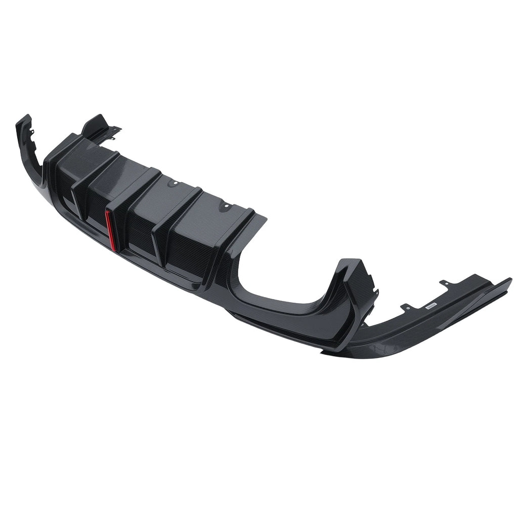 Carbon Fiber Rear Diffuser Lip for BMW G22 G23 4 Series M Sport (2021–2024) LED