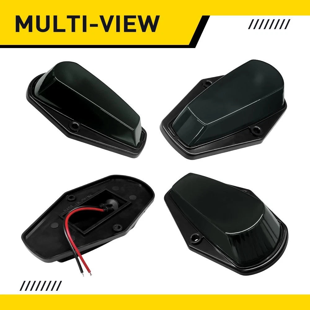 5Pcs Roof Top Cab Lights for Ford F150 F250 F350 (1973–1997) Smoked Marker Light